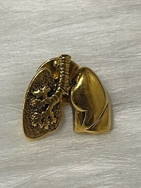 Jim Clift Lungs Lapel Pin